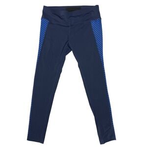 Athleta‎ Womens Leggings Medium Blue Stretch Athletic Workout EUC